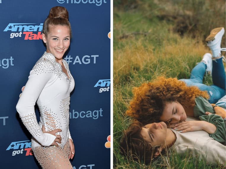 Sofie Dossi at 'Americas' Got Talent' red carpet, Sofie Dossi and Dom Brack
