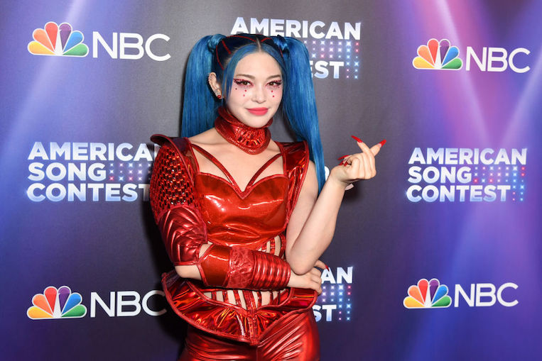AleXa on the 'American Song Contest' red carpet