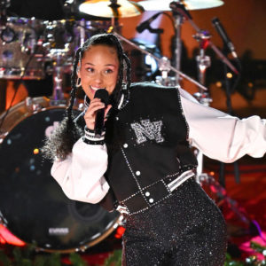 Alicia Keys performing in New York City
