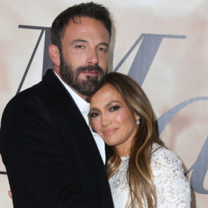 Ben Affleck and Jennifer Lopez at a special screening of "Marry Me"