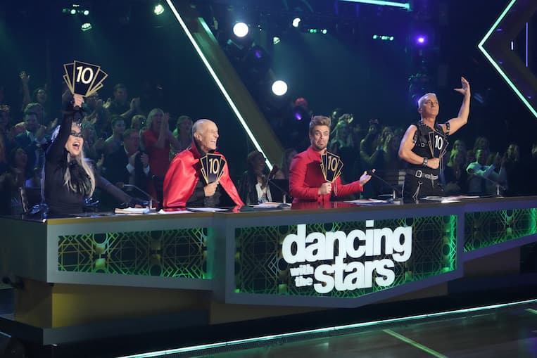 Carrie Ann Inaba, Len Goodman, Derek Hough, and Bruno Tonioli on 'Dancing With the Stars'