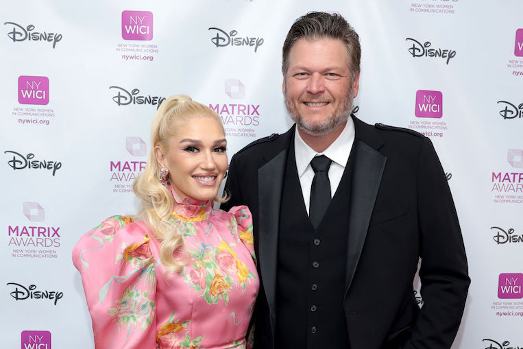 Gwen Stefani and Blake Shelton at the 2022 Matrix Awards