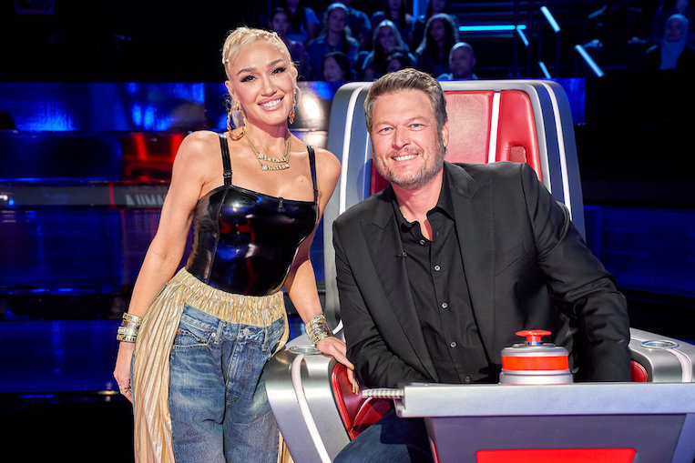 Gwen Stefani and Blake Shelton on 'The Voice' season 22