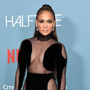 Jennifer Lopez at the "Halftime" Premiere