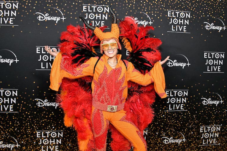 JoJo Siwa at Disney+ "Elton John Live: Farewell From Dodger Stadium" Yellow Brick Road Event - Arrivals