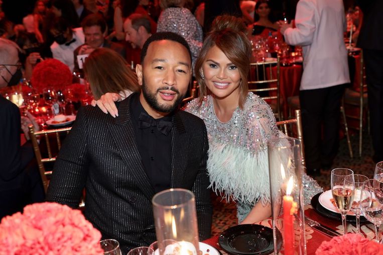 John Legend and Chrissy Teigen at the 2022 Gala: Red Supper Club