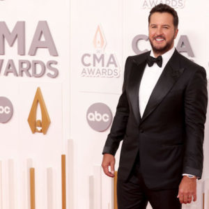 Luke Bryan at the 56th Annual CMA Awards