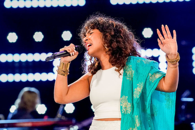 Parijita Bastola singing on 'The Voice'