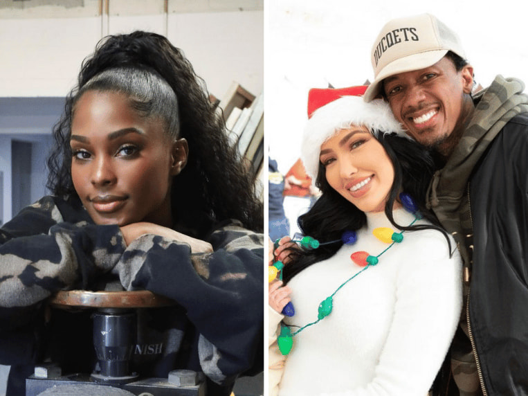 LaNisha Cole on Instagram, Bre Tiesi and Nick Cannon on instagram