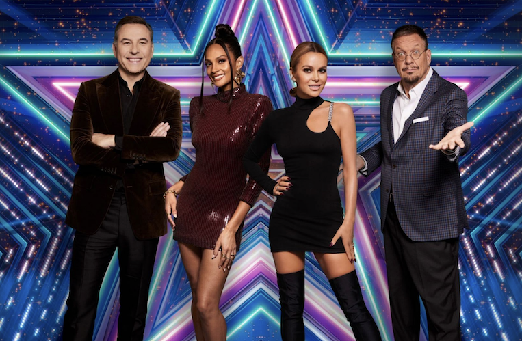 David Walliams, Alesha Dixon, Amanda Holden, and Penn Jillette on 'BGT: The Magicians'