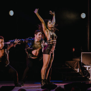Alan Bersten, Brandon Armstrong and Britt Stewart in the 'DWTS' Live Tour