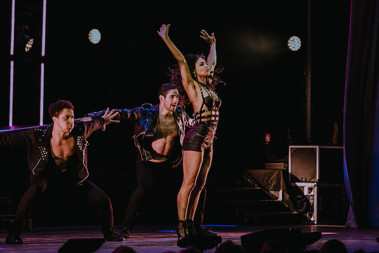 Alan Bersten, Brandon Armstrong and Britt Stewart in the 'DWTS' Live Tour