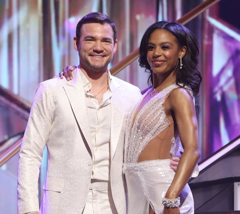 Daniel Durant and Brit Stewart in the 'DWTS' Semi Finals