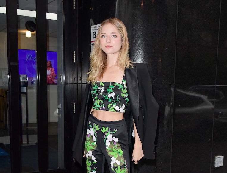 Jackie Evancho outside of FOX studios