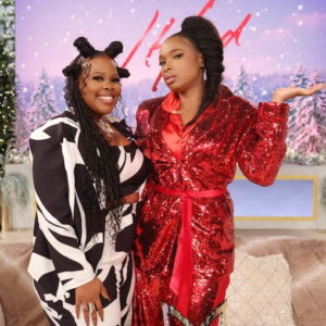 Amber Riley and Jennifer Hudson on 'The Jennifer Hudson Show'