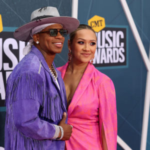 Jimmie Allen and Alexis Gale at the 2022 CMT Music Awards