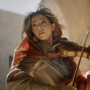 Lindsey Stirling in the 'O Holy Night' music video