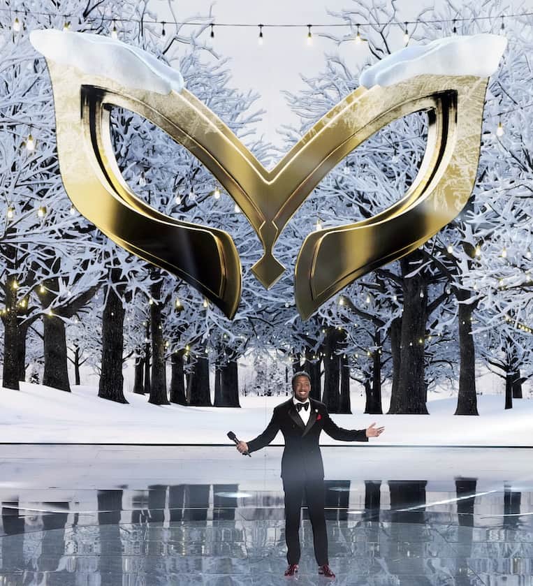 Nick Cannon on 'The Masked Singer's Seasonal Sing - A - Long