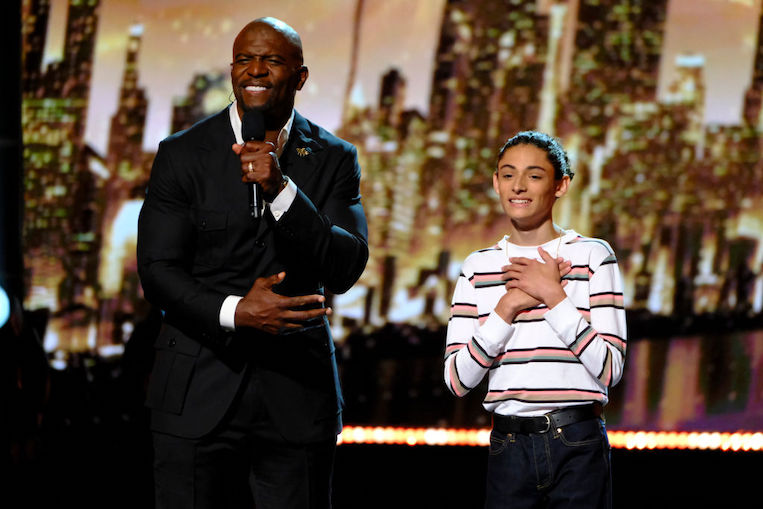 Terry Crews and Benicio Bryant on 'America's Got Talent' season 14