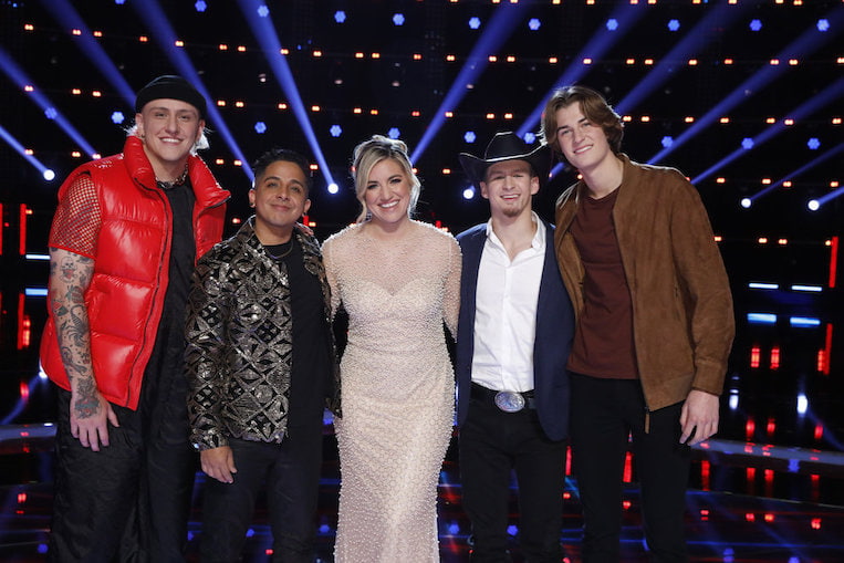 Bodie, Omar Jose Cardona, Morgan Myles, Bryce Leatherwood, Brayden Lape on 'The Voice' season 21