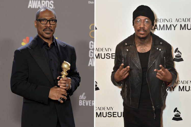 Eddie Murphy at the Golden Globes, Nick Cannon at Recording Academy's Black Music Collective Event