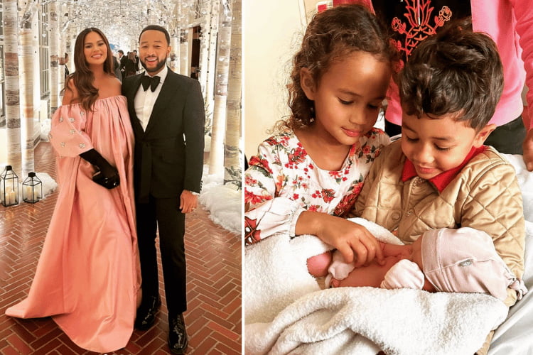 John Legend, Chrissy Teigen, their children via Instagram