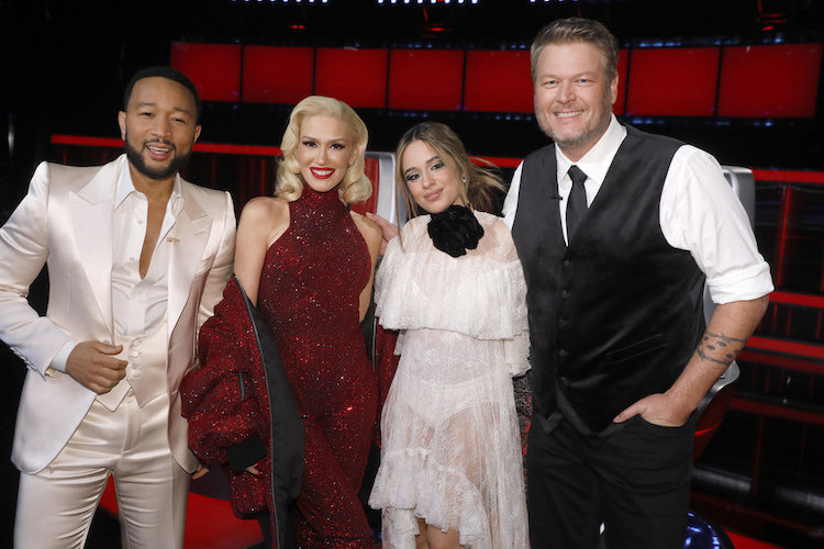 John Legend, Gwen Stefani, Camila Cabello, Blake Shelton on The Voice Season 22
