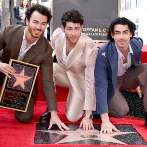 The Jonas Brothers at the Hollywood Walk of Fame Ceremony