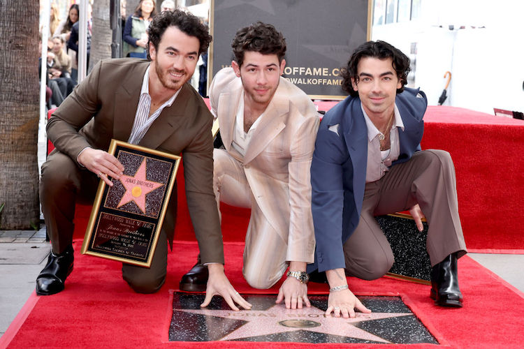 The Jonas Brothers at the Hollywood Walk of Fame Ceremony