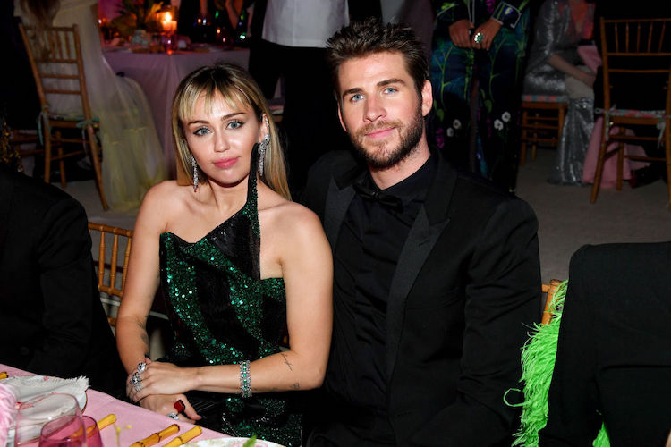 Miley Cyrus and Liam Hemsworth at the 2019 Met Gala