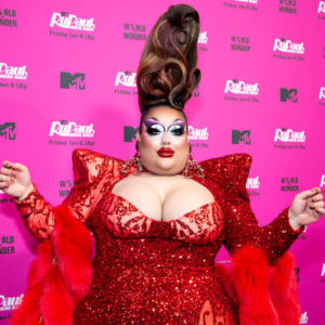 Mistress Isabelle Brooks at RuPaul's Drag Race season 15 premiere