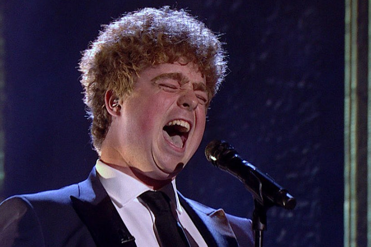 Tom Ball singing on 'Britain's Got Talent'