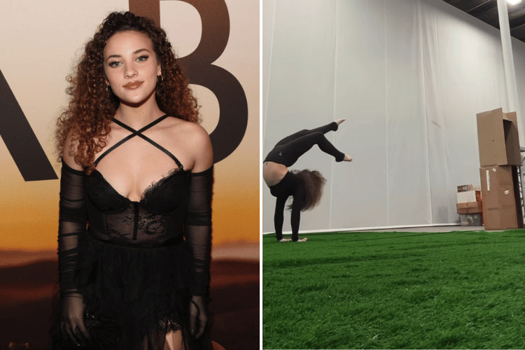 Sofie Dossi at the premiere of "Babylon", Sofie Dossi via Instagram