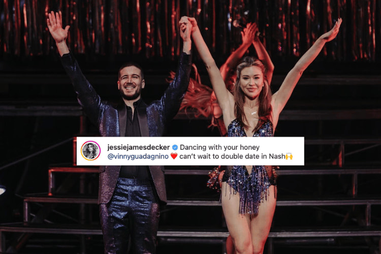 Vinny Guadagnino and Gabby Windey on DWTS Tour, Jessie James Decker comment