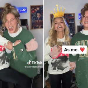 Kristen Chenoweth and Jax on TikTok