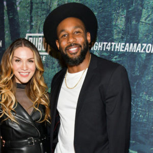 Allison Holker and Stephen tWitch Boss at PUBG Mobile's #FIGHT4THEAMAZON Event