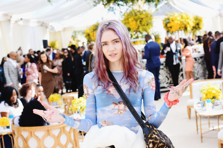 Grimes at 2019 Roc Nation THE BRUNCH