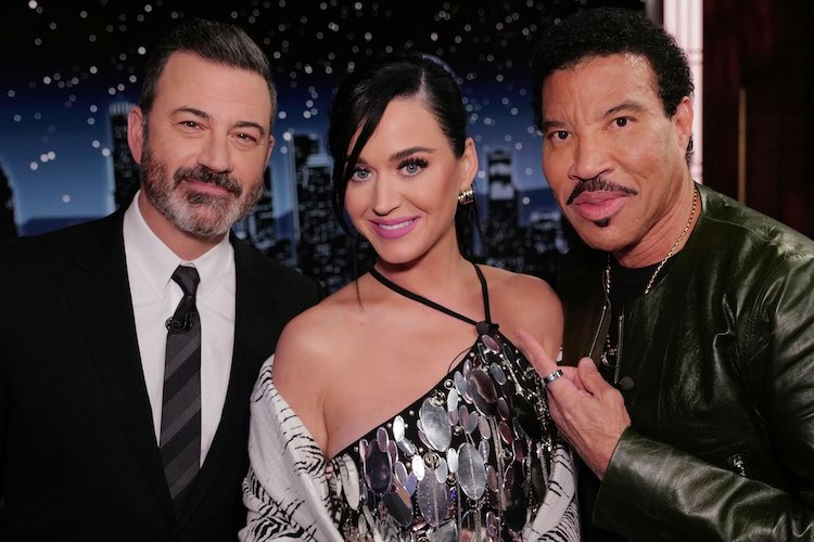 Jimmy Kimmel, Katy Perry, and Lionel Richie on Jimmy Kimmel Live