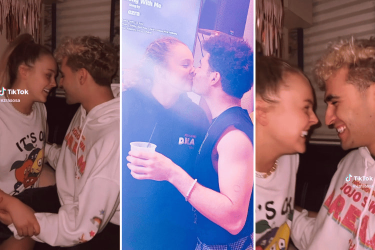 JoJo Siwa and Ezra Sosa on Instagram and TikTok