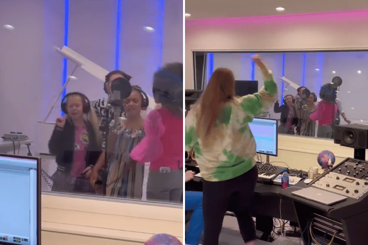 Meghan Trainor and XOMG Pop