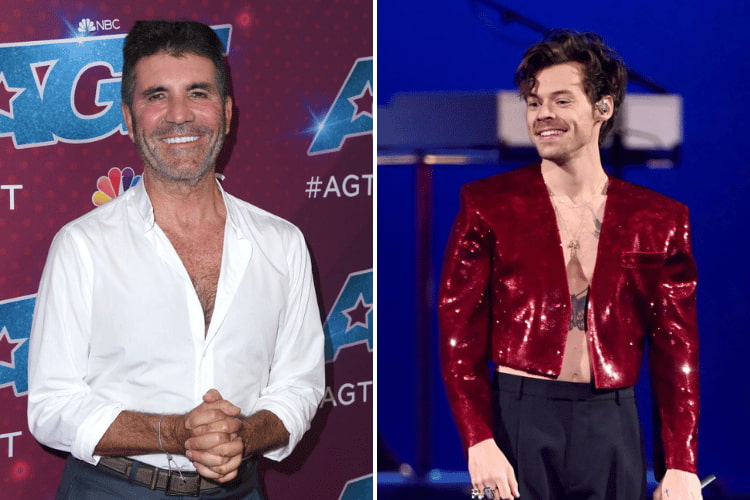 Simon Cowell at the AGT Red Carpet, Harry Styles at The BRIT Awards 2023