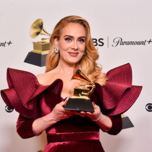 Adele at the 65th Grammy Awards