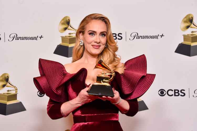 Adele at the 65th Grammy Awards