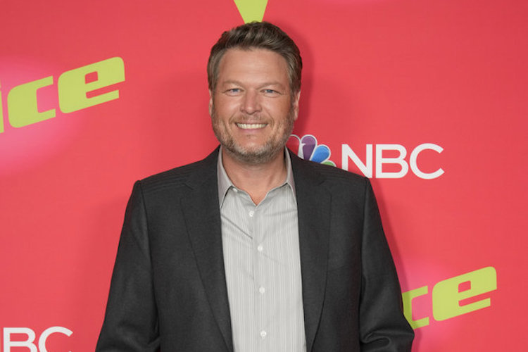 Blake Shelton on The Voice Carpet