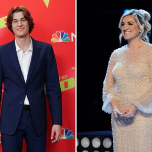 Brayden Lape on 'The Voice' red carpet, Morgan Myles on 'The Voice'