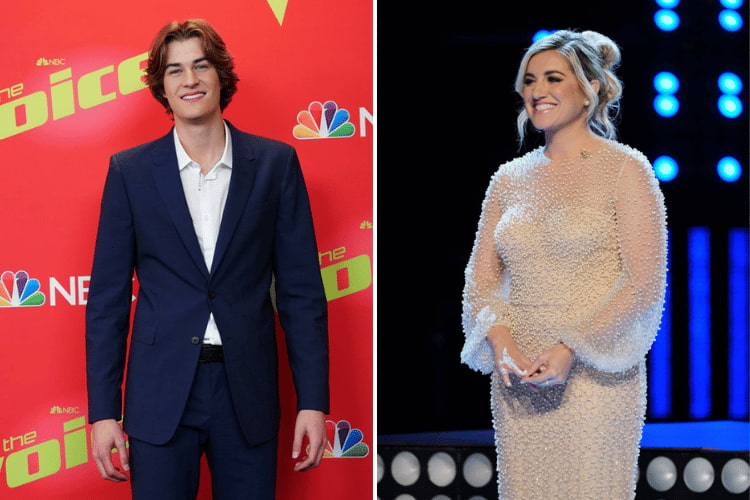 Brayden Lape on 'The Voice' red carpet, Morgan Myles on 'The Voice'