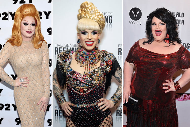 Jinkx Monsoon at 'Rupaul's Drag Race All Stars' Conversation with Ben Platt, Kayta at Help Me I'm Dying, Darienne Lake at the 'RuPaul's Drag Race' season 6 finale party.