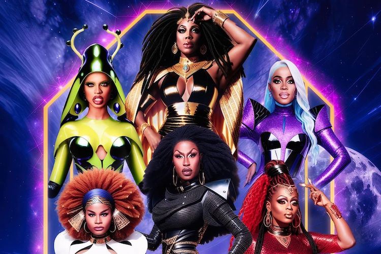 Official poster for Drag Race NUBIA tour