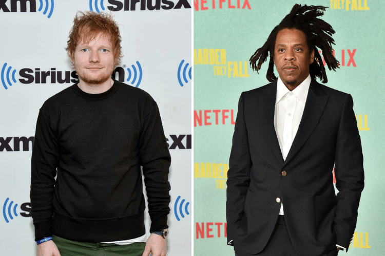 Ed Sheeran at Sirius XM, Jay Z at the premiere of "The Harder They Fall"