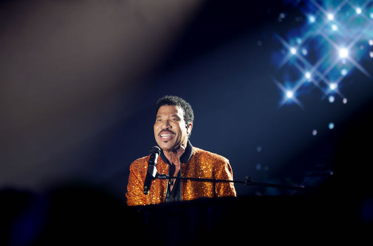 Lionel Richie peforming in Palm Beach, Florida